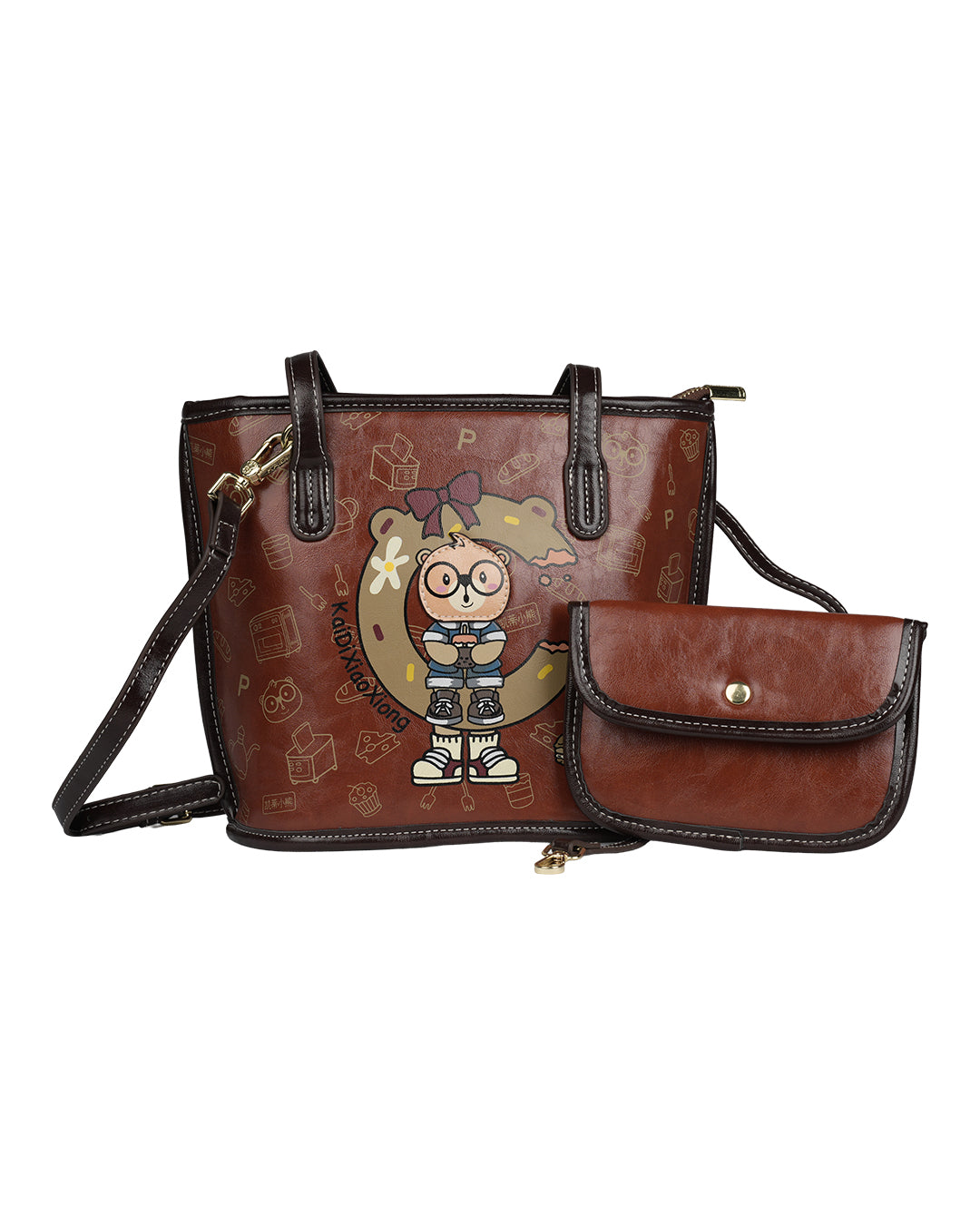 2 in 1 Bear sling Handbag | RR40