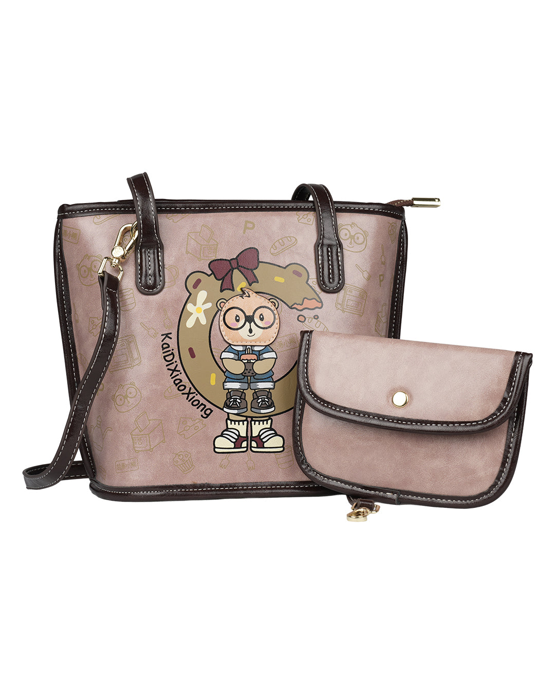 2 in 1 Bear sling Handbag | RR40