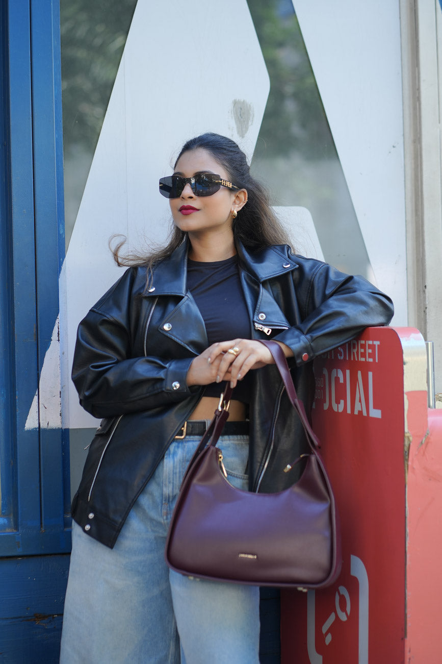 2 in 1  Hand bag with side Card Slot|RR17